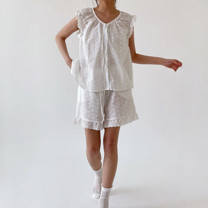 Dandelion Cotton Eyelet Pajama Set