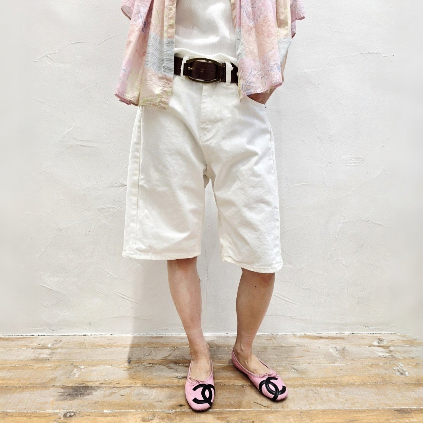 Vintage Cotton Bermuda Shorts