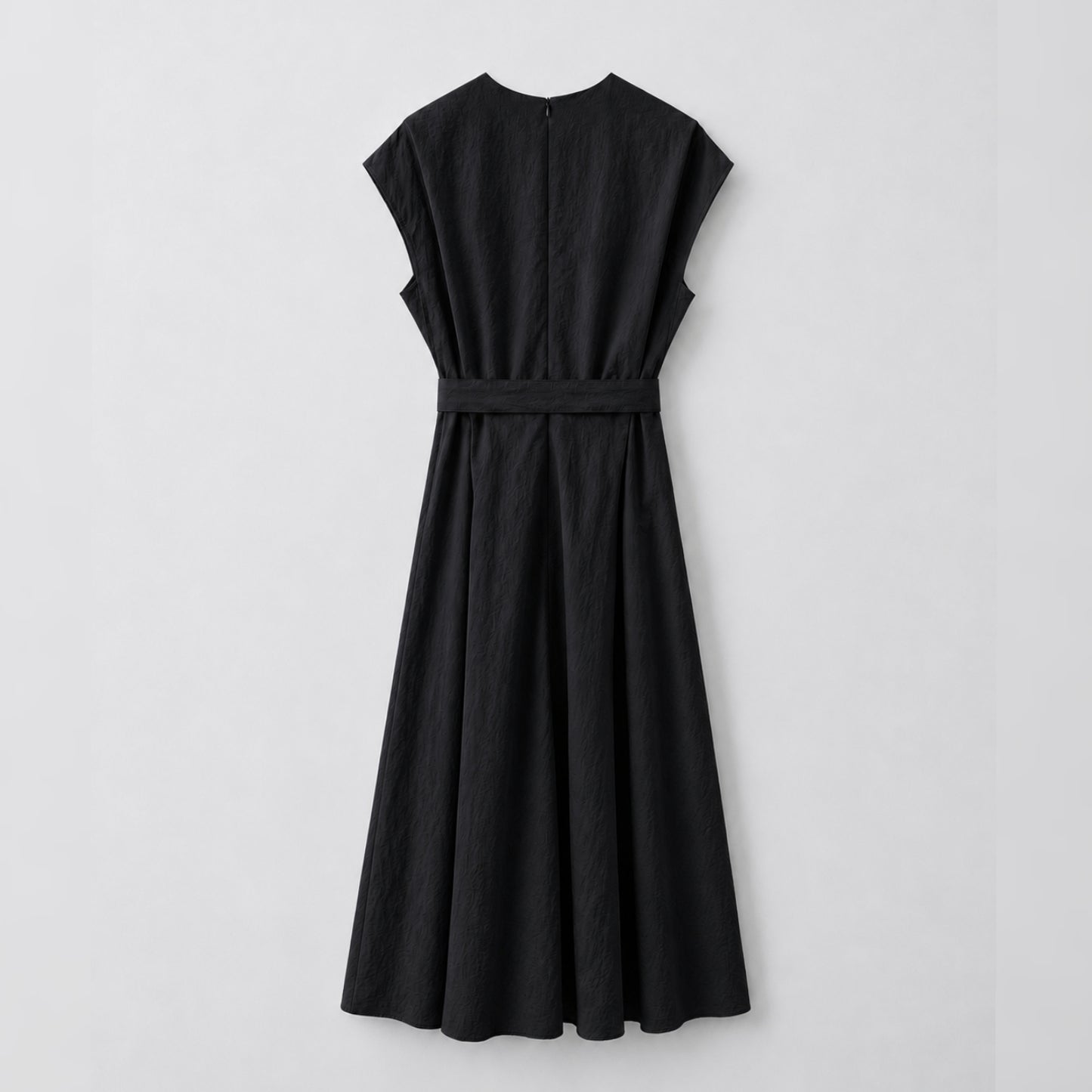 RENE Textured A-Line Midi Dress - Women One Size