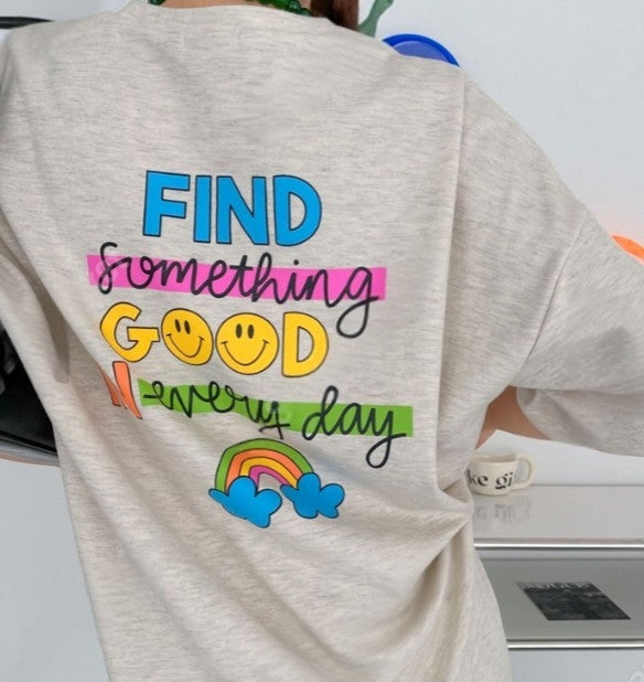 Find Something Good Graphic Cotton Matching Setwear - Women One Size