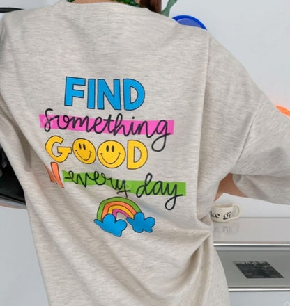 Find Something Good Graphic Cotton Matching Setwear - Women One Size