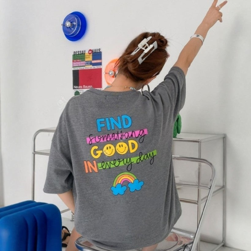 Find Something Good Graphic Cotton Matching Setwear - Women One Size