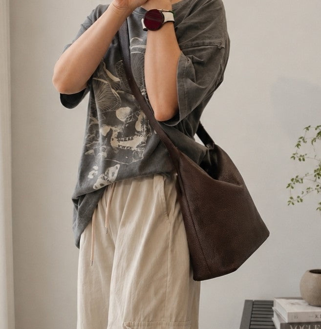 SOMO LEATHER SHOULDER BAG