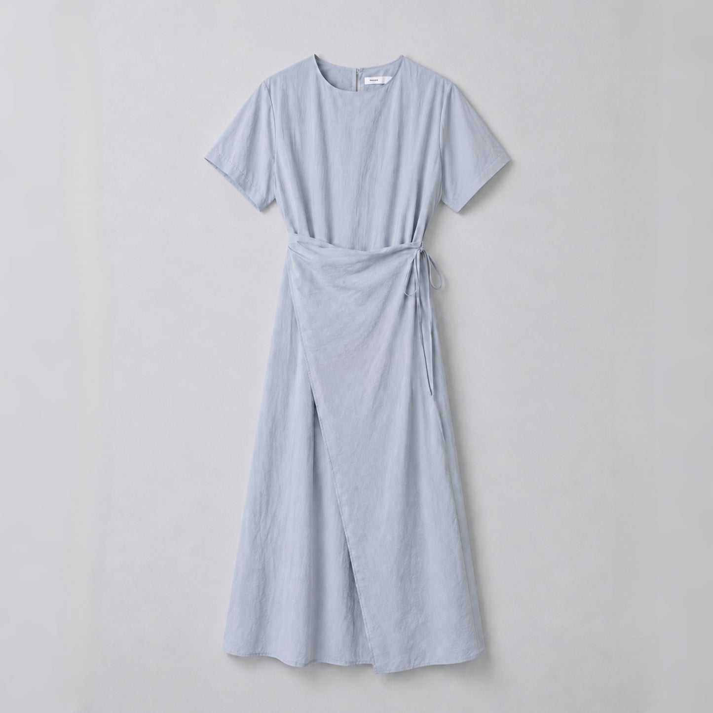 Draped Wrap Tie Dress - Women One Size
