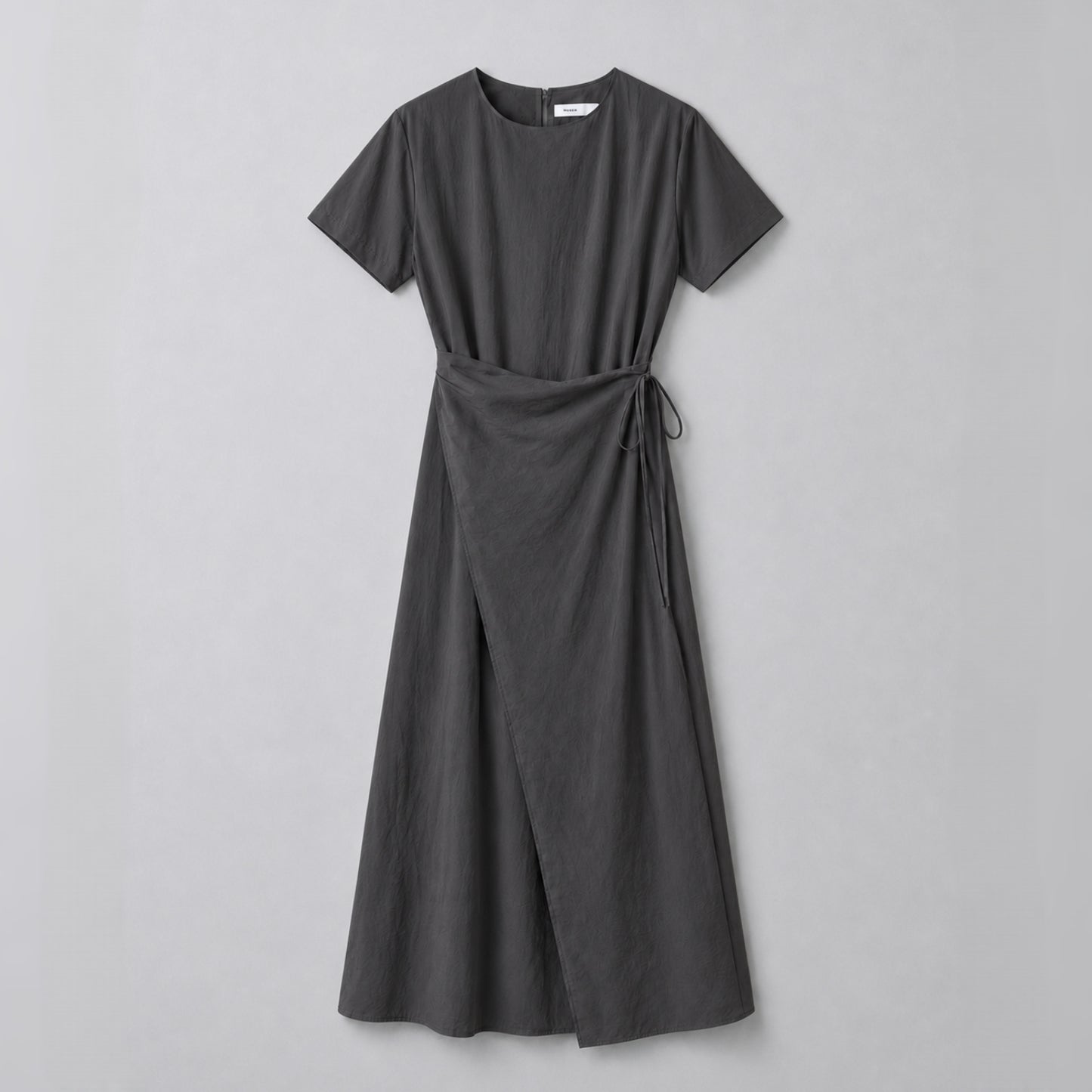 Draped Wrap Tie Dress - Women One Size