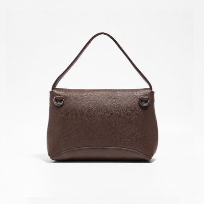 LUNE Button Flap Cowhide Mini Bag