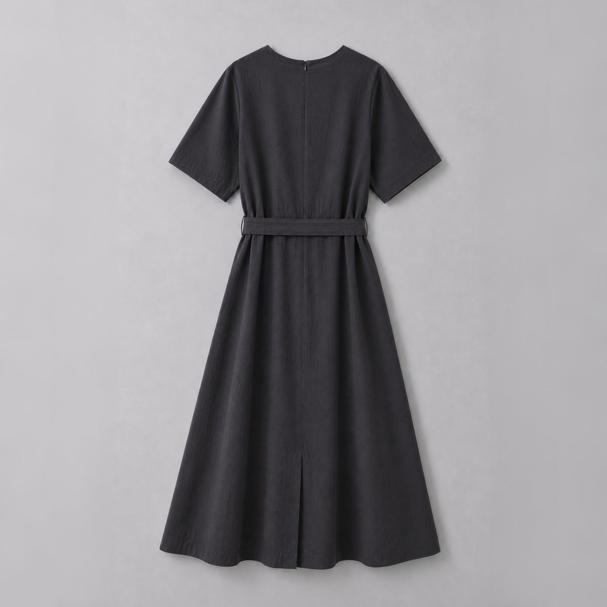 ELORA Structured Belted Midi Dress - Women One Size