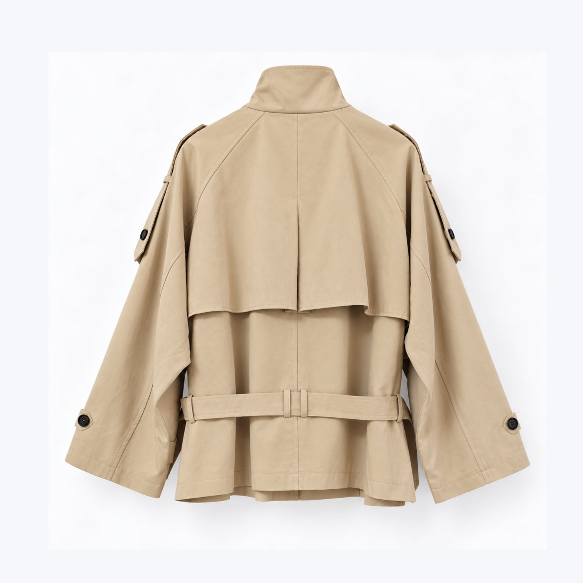 MONTE Oversized Short Trench Jacket - Women One Size