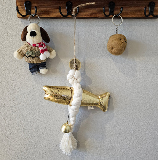 Guardian Fish Charm – Gold Shine (BIG) | Good Luck & Prosperity Charm