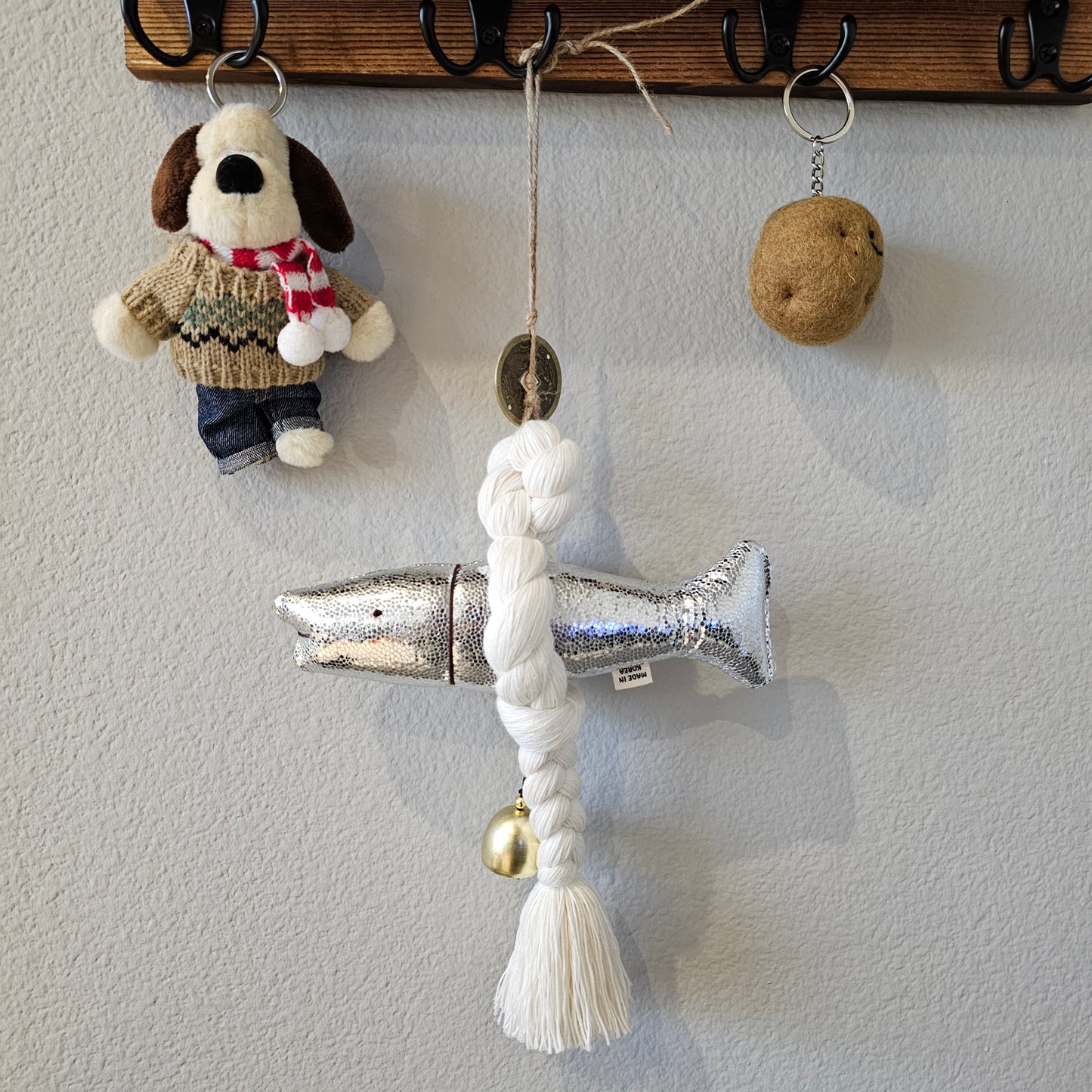 Guardian Fish Charm – Silver Shine (BIG) | Peace & Protection Charm