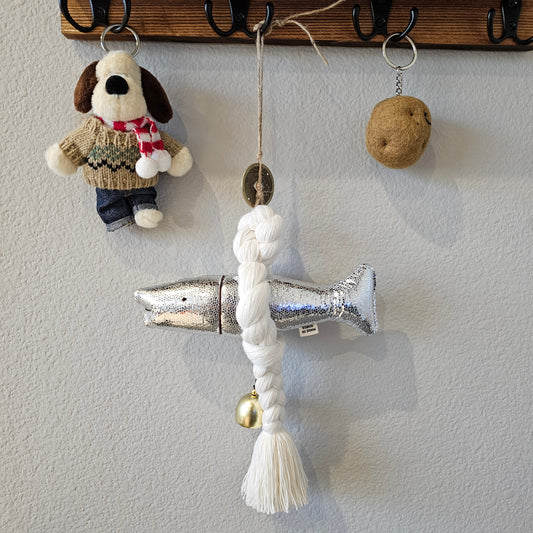 Guardian Fish Charm – Silver Shine (BIG) | Peace & Protection Charm