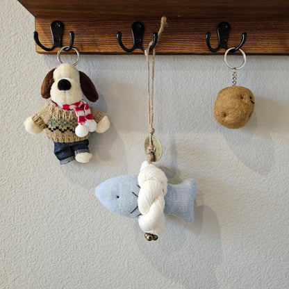 Guardian Fish Charm – Baby Blue (SMALL) | Korean Blessing Charm