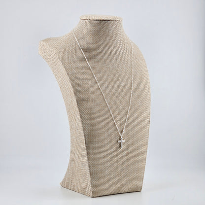 Radiant Cross S925 Silver Necklace