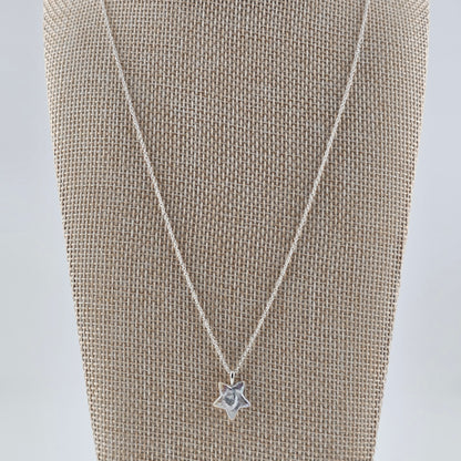 Freshwater Pearl Star Pendant S925 Silver Necklace