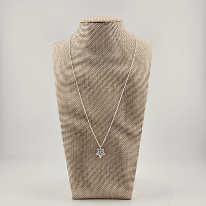 Freshwater Pearl Star Pendant S925 Silver Necklace