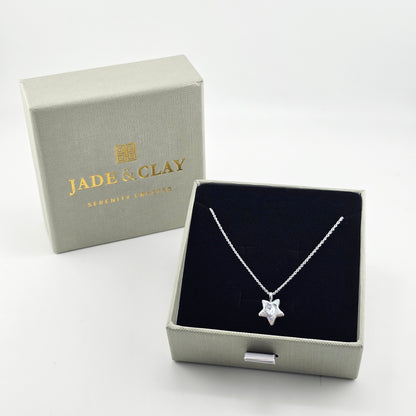 Freshwater Pearl Star Pendant S925 Silver Necklace