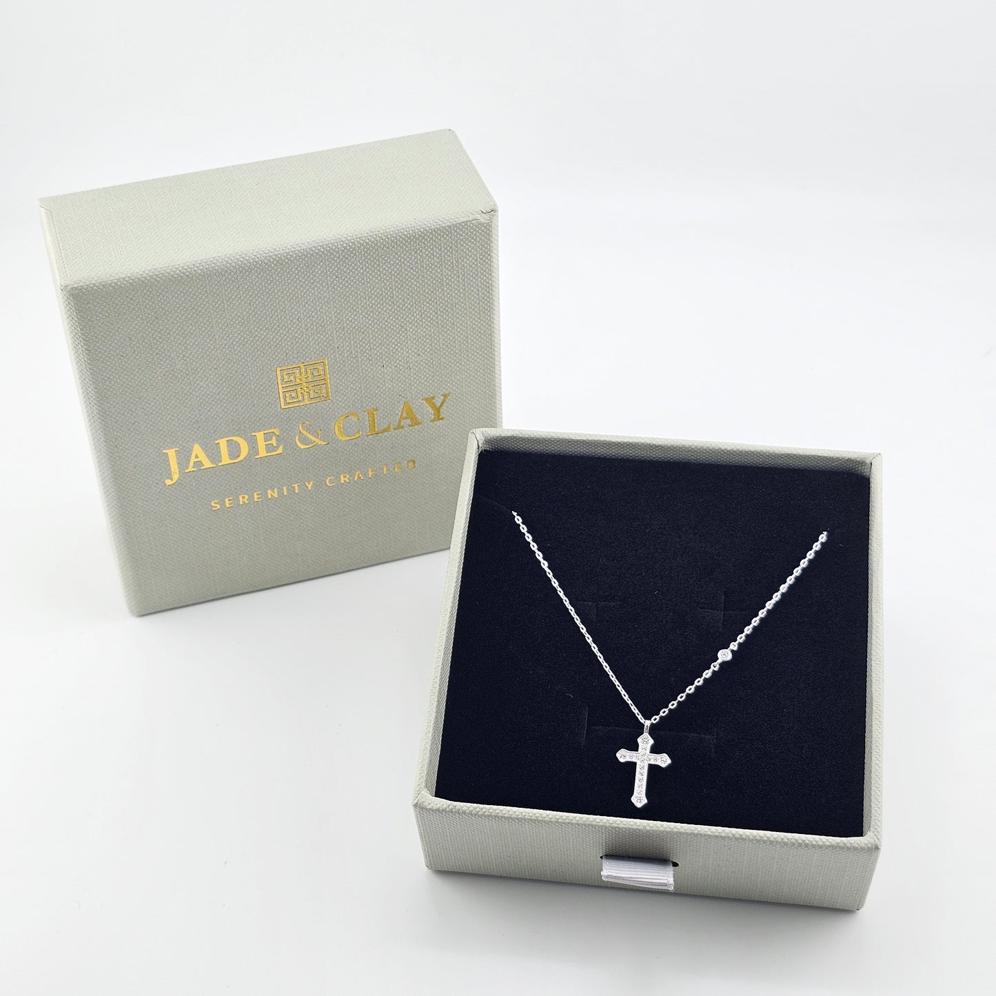 Radiant Cross S925 Silver Necklace