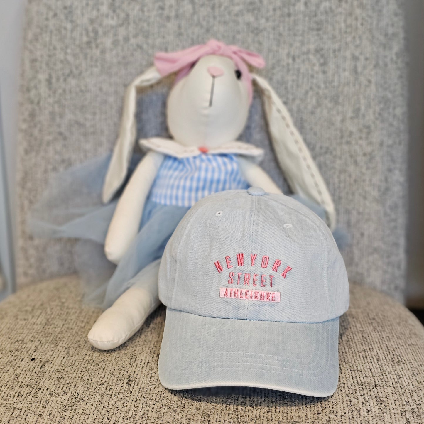 NEW YORK STREET Athleisure Denim Embroidered Cap – Mid Depth