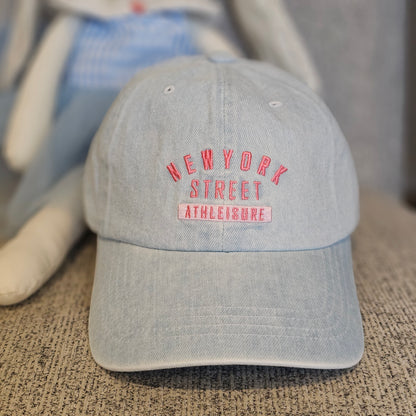 NEW YORK STREET Athleisure Denim Embroidered Cap – Mid Depth