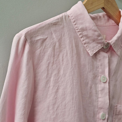 Soft Touch Premium Linen Shirt - Women One Size