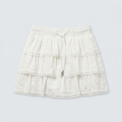 Three Tier Banded Skirt  – Women One Size