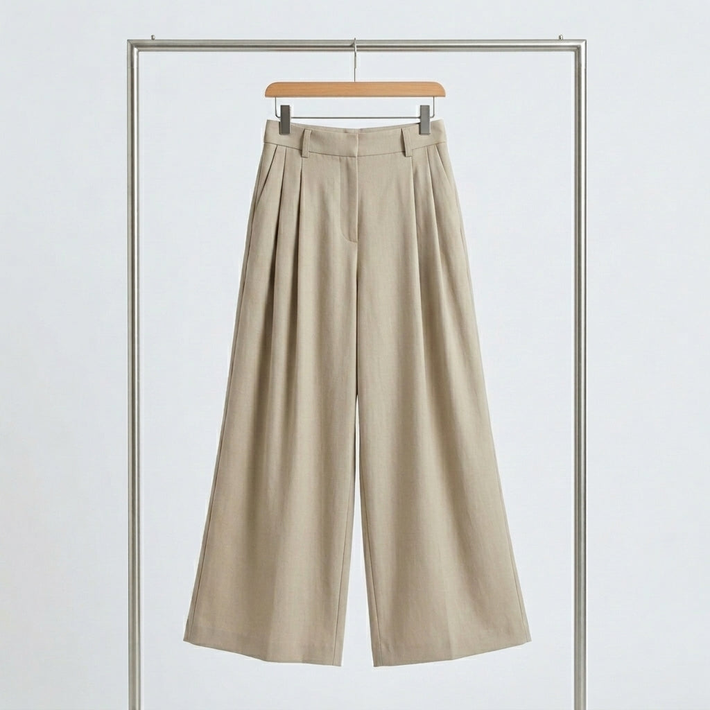 ALEX Tailored Wide Slacks – Women One Size