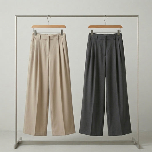 ALEX Tailored Wide Slacks – Women One Size