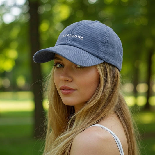 ANALOGUE Corduroy Embroidered Cap