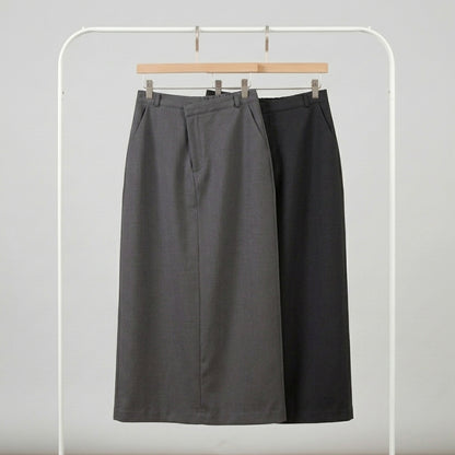 ATELIER LINE – Tailored Long Skirt – Women One Size