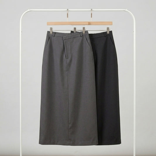 ATELIER LINE – Tailored Long Skirt – Women One Size