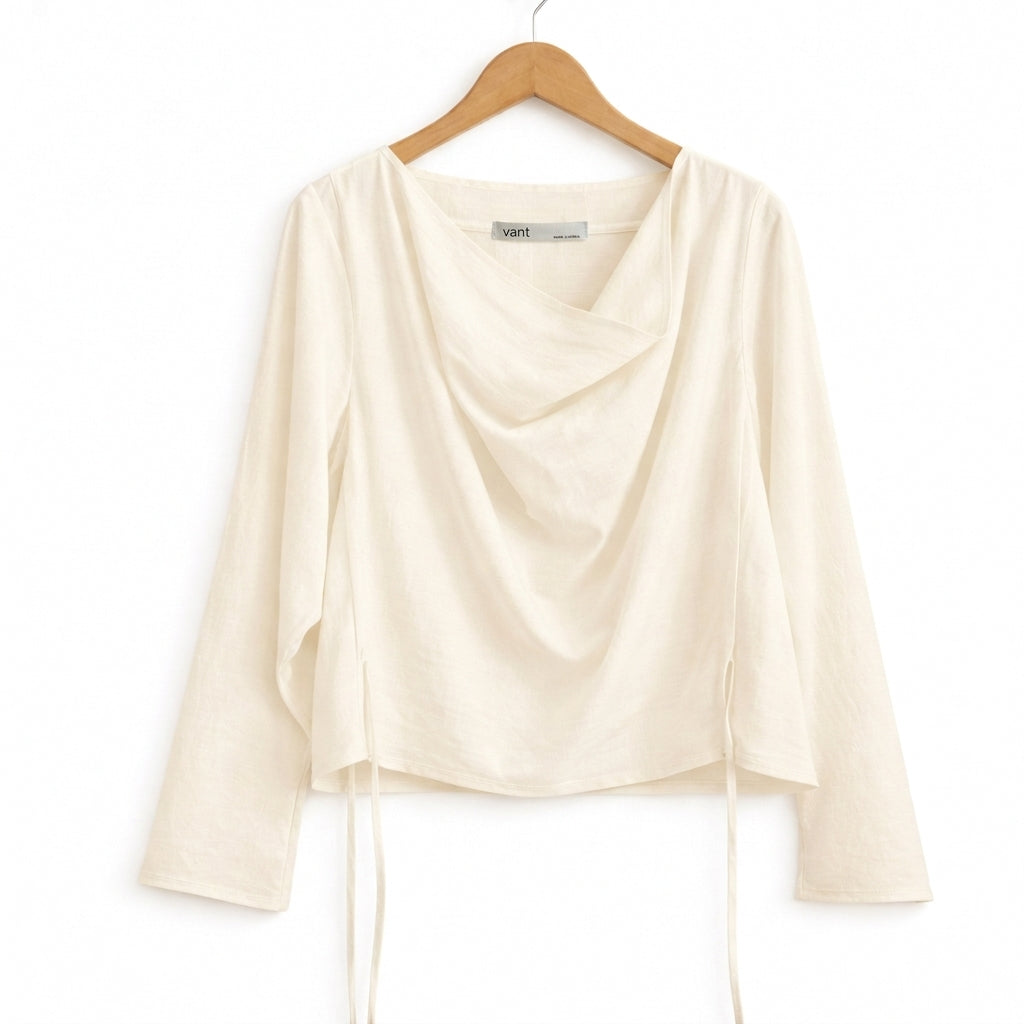 EMMA Draped Blouse  – Women One Size