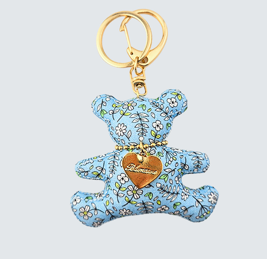 Bear Handmade Fabric Charm & Keychain