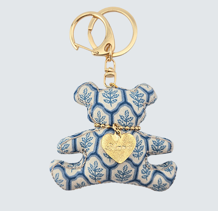 Bear Handmade Fabric Charm & Keychain