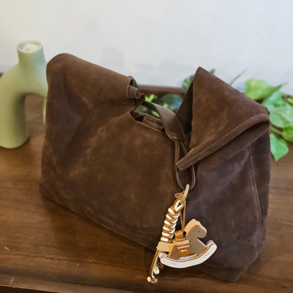 Rocking Horse Bag Charm & Keychain – Premium Braided Loop Design