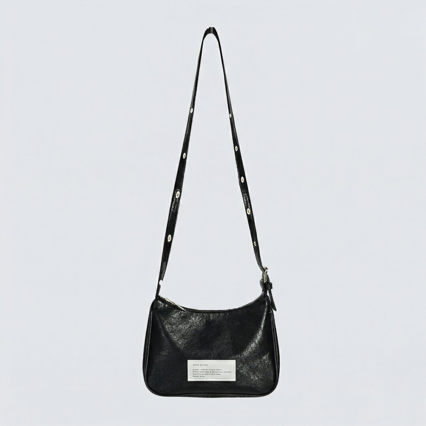 CRACK MINI EYELET CROSSBODY BAG - Black, Brown