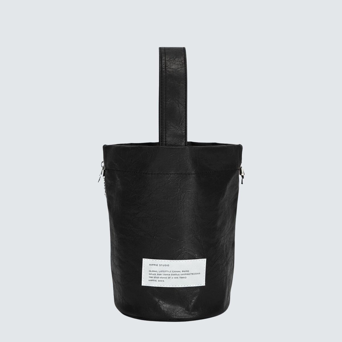CRACK MINI BUCKET DRAWSTRING TOTE BAG