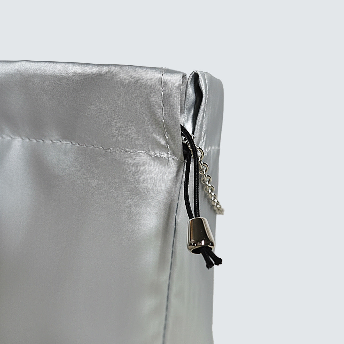 AURORA METALLIC DRAWSTRING MINI TOTE BAG