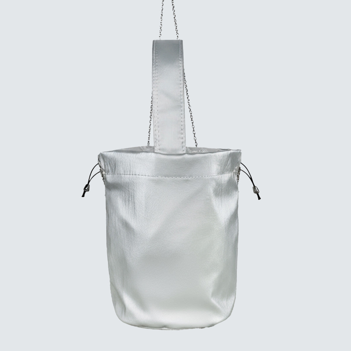 AURORA METALLIC DRAWSTRING MINI TOTE BAG