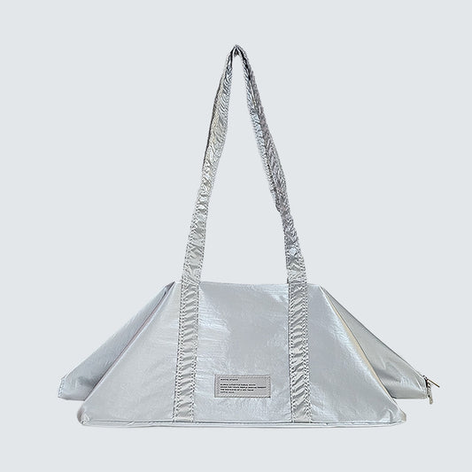 URBAN MULTI-FORM TRAVEL SHOULDER BAG -Silver