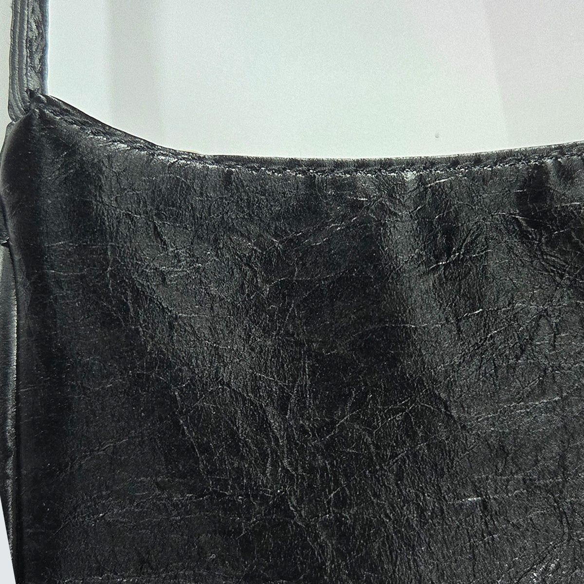 CRACK MINI EYELET CROSSBODY BAG - Black, Brown