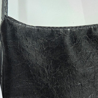 CRACK MINI EYELET CROSSBODY BAG - Black, Brown