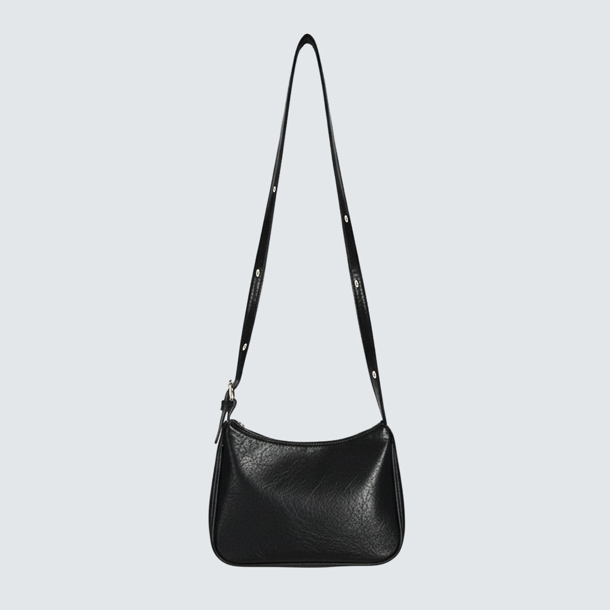 CRACK MINI EYELET CROSSBODY BAG - Black, Brown