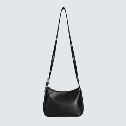 CRACK MINI EYELET CROSSBODY BAG - Black, Brown