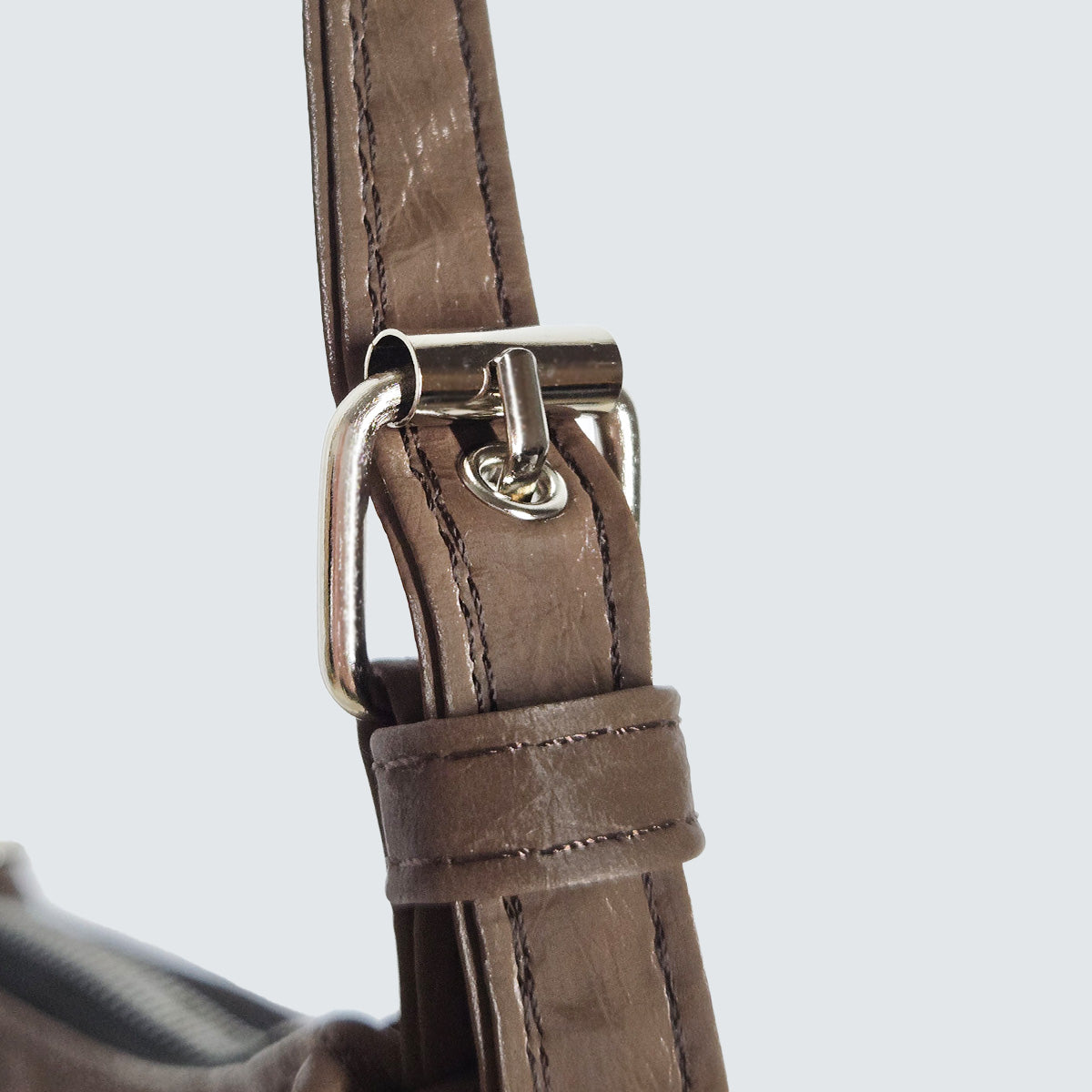 CRACK MINI EYELET CROSSBODY BAG - Black, Brown