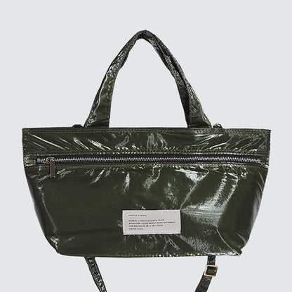 CRINKLE GLOSS 2-WAY TOTE BAG