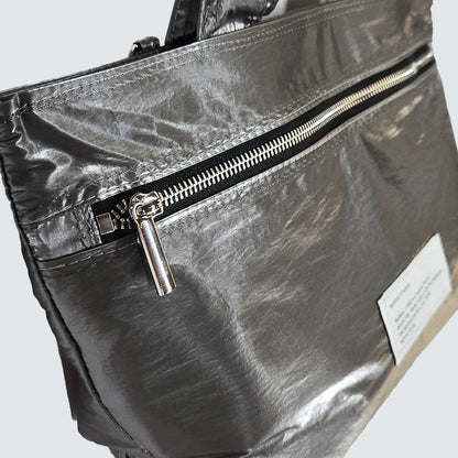 CRINKLE GLOSS 2-WAY TOTE BAG