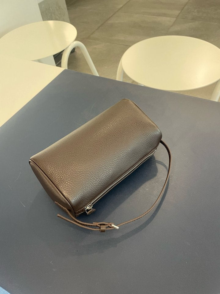 Arden Barrel Leather Tote Bag