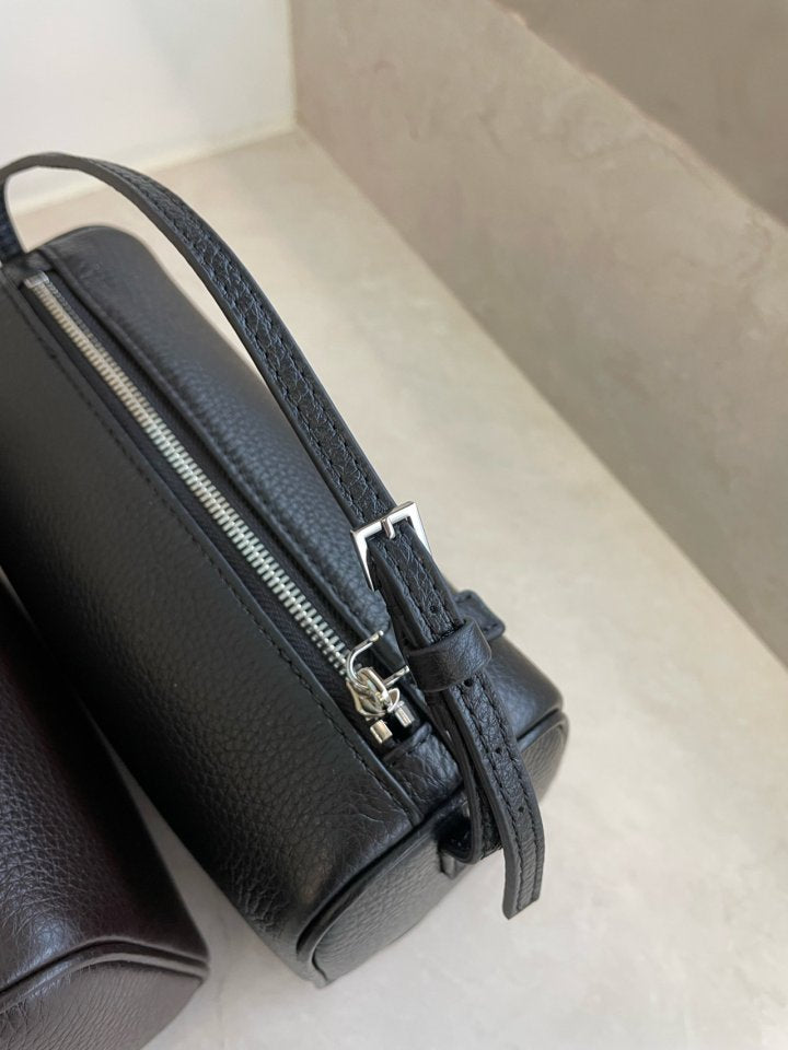 Arden Barrel Leather Tote Bag