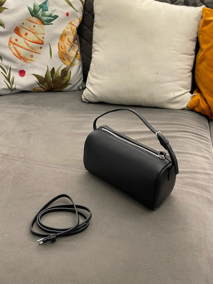 Arden Barrel Leather Tote Bag