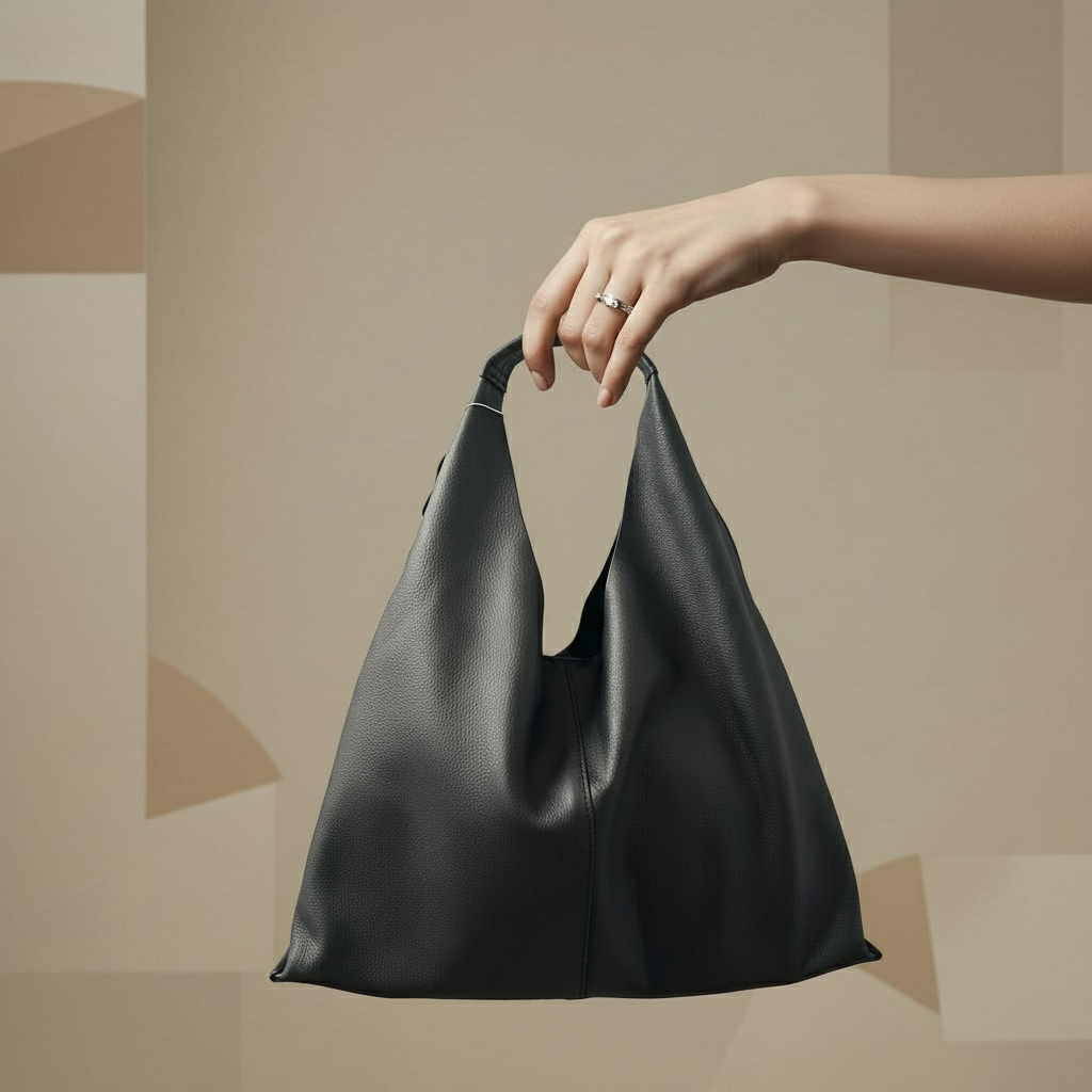 VERA LEATHER HOBO BAG